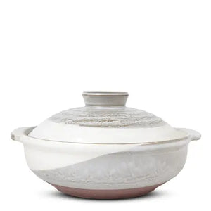 Japanese Donabe Ceramic Casserole - Snow Mountain