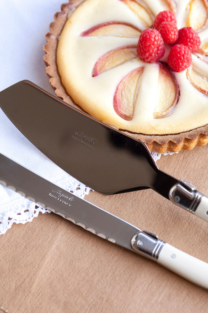 Laguiole Cake Slicer & Bread Knife- Ivory