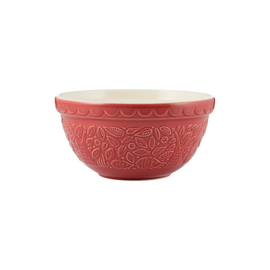 Mason Cash In The Forest Red Mixing Bowl - 8.3"