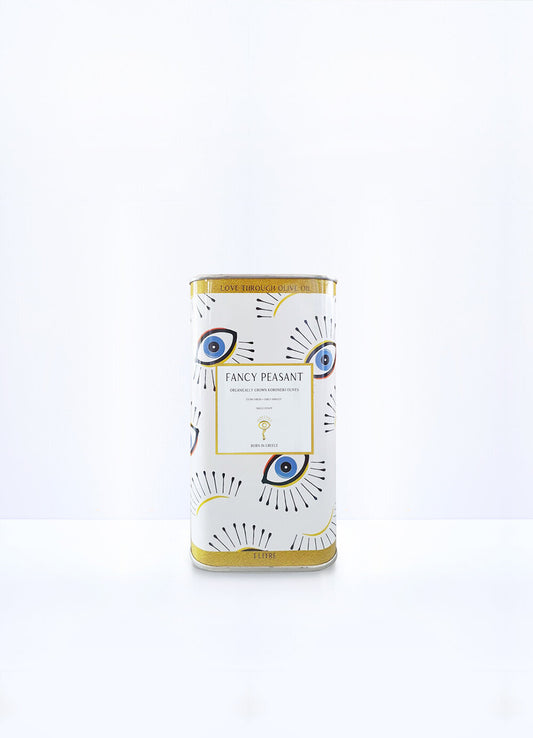 Fancy Peasant Organic Greek Extra Virgin Olive Oil, 1L Tin