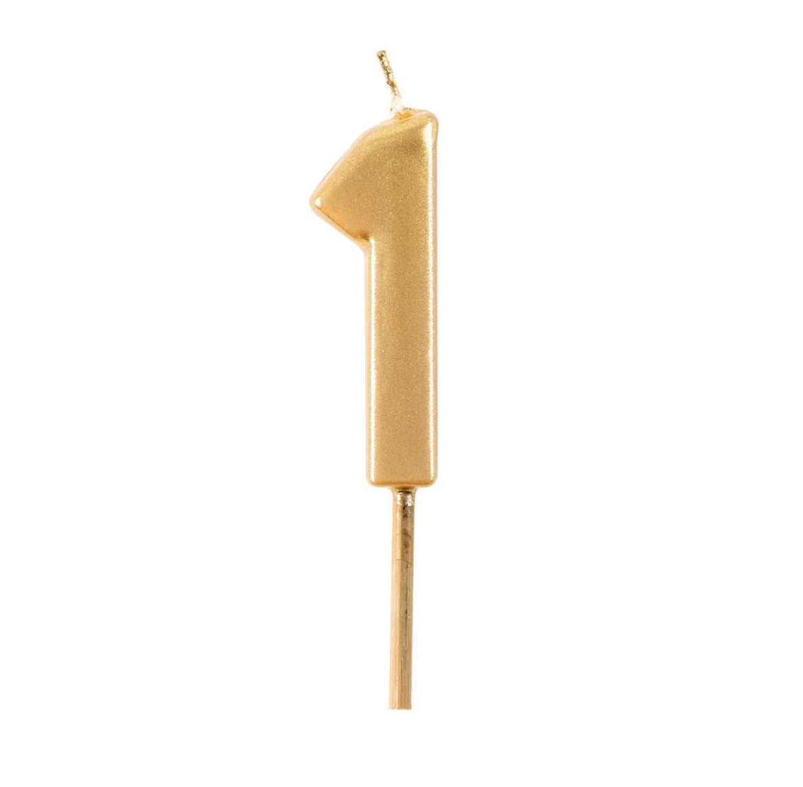 Caspari Birthday Candle Number Gold