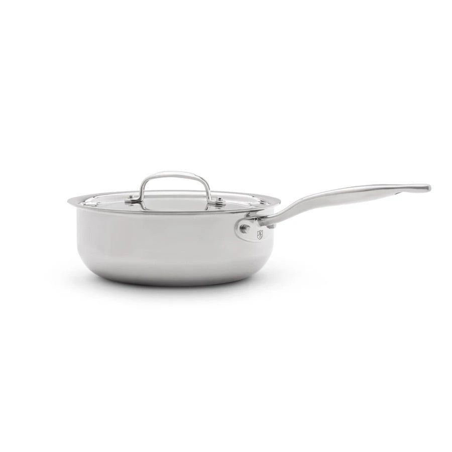 Heritage Steel Saucier with Lid, 3 Qt
