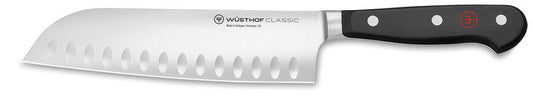Wüsthof Classic Santoku Knife Hollow Edge, 7"