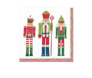 Caspari March of the Nutcrackers Cocktail Napkins, Set of 20