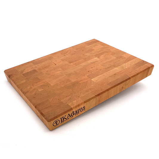 JK Adams Professional End Grain Cutting Board, Cherry