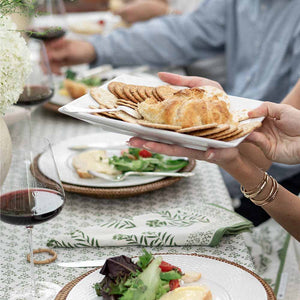 Pomegranate Phlox Green Napkin - 4 PC