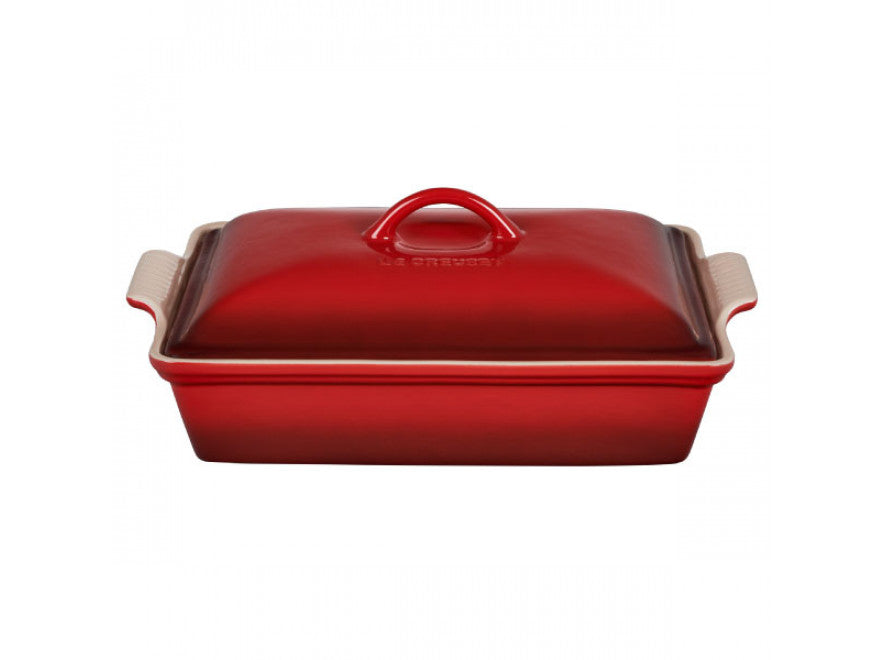 Le Creuset Heritage Rectangular Casserole with Lid - 4 qt