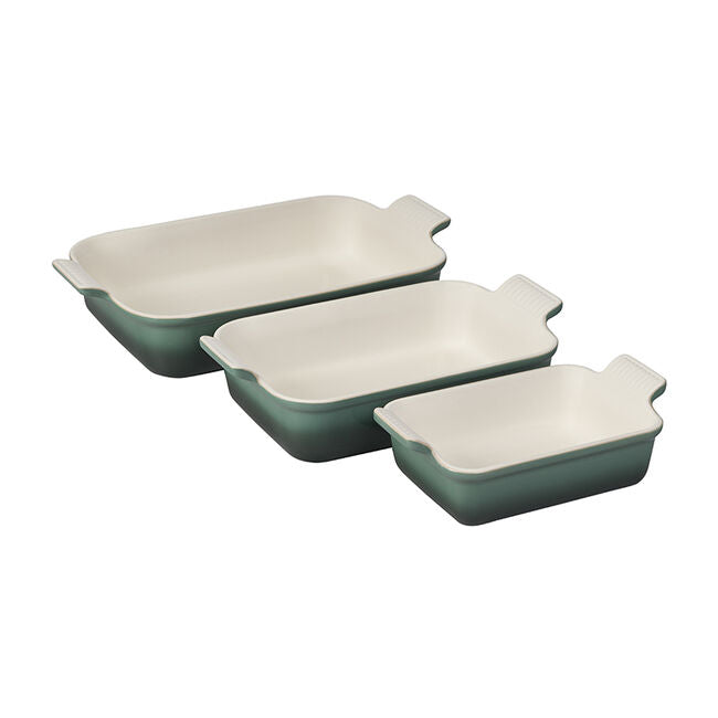 Le Creuset Heritage Rectangular Dishes, Set of 3