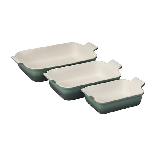 Le Creuset Heritage Rectangular Dishes, Set of 3