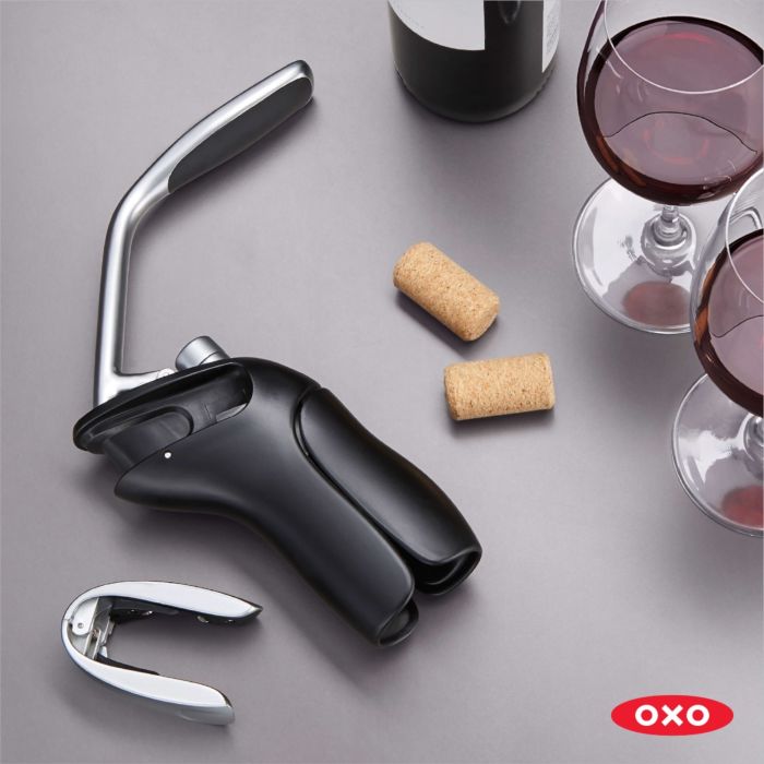 OXO Steel Lever Vertical Corkscrew
