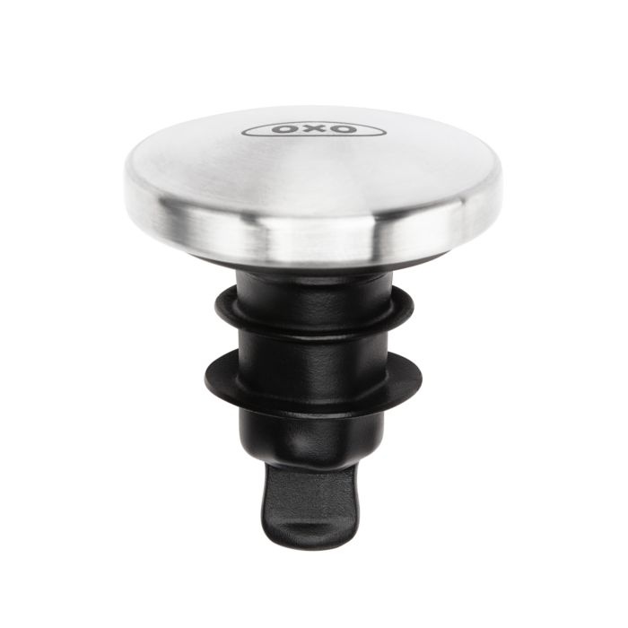 OXO Steel Spill Proof Wine Stopper Set