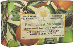 Wavertree & London Basil, Lime & Mandarin Soap