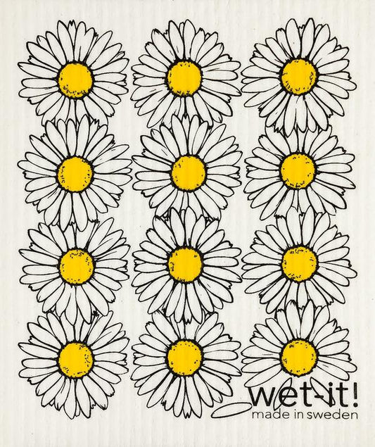 Wet-it! Daisies Swedish Dishcloth