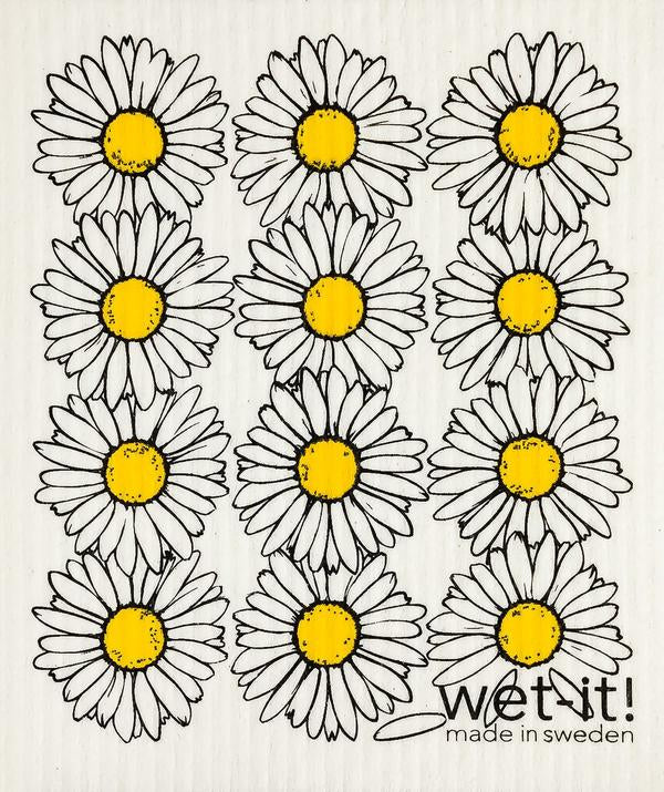 
            
                Load image into Gallery viewer, Wet-it! - Daisies Swedish Dishcloth
            
        